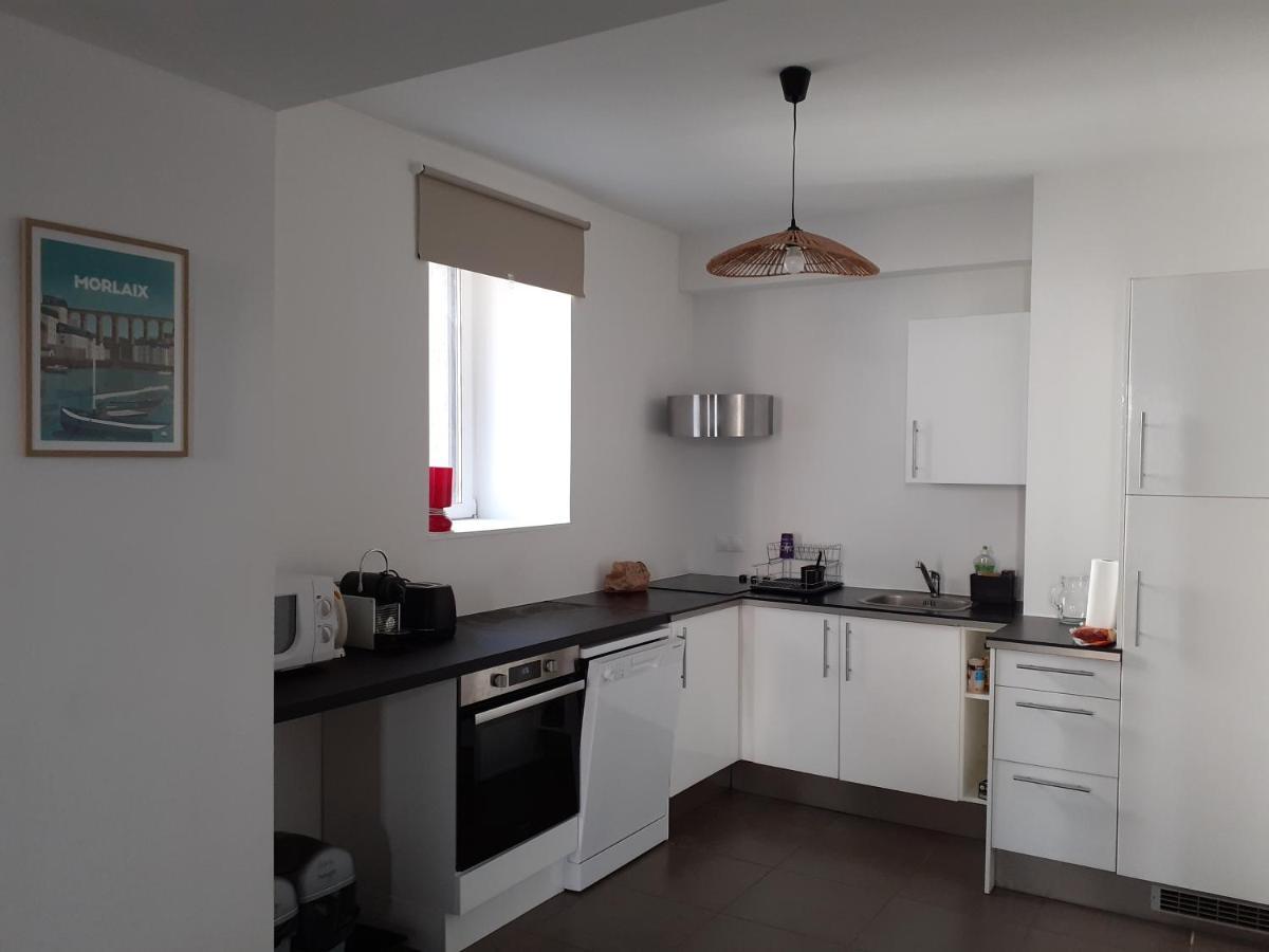Rez Du Dossen Appartement Morlaix Buitenkant foto